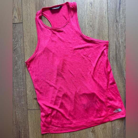 The North Face Women's FlashDry Racer Back Tank Top / Pink / LG - Picture 1 of 10